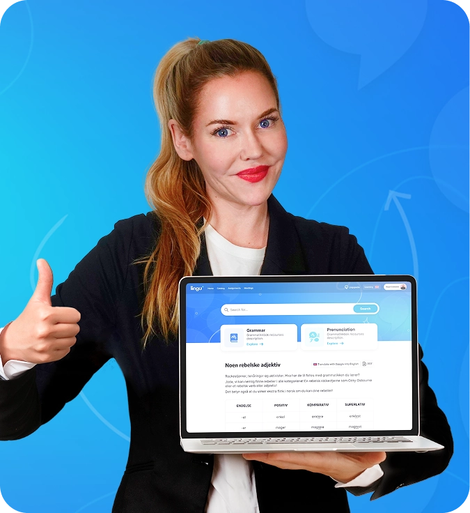 Theacher with laptop